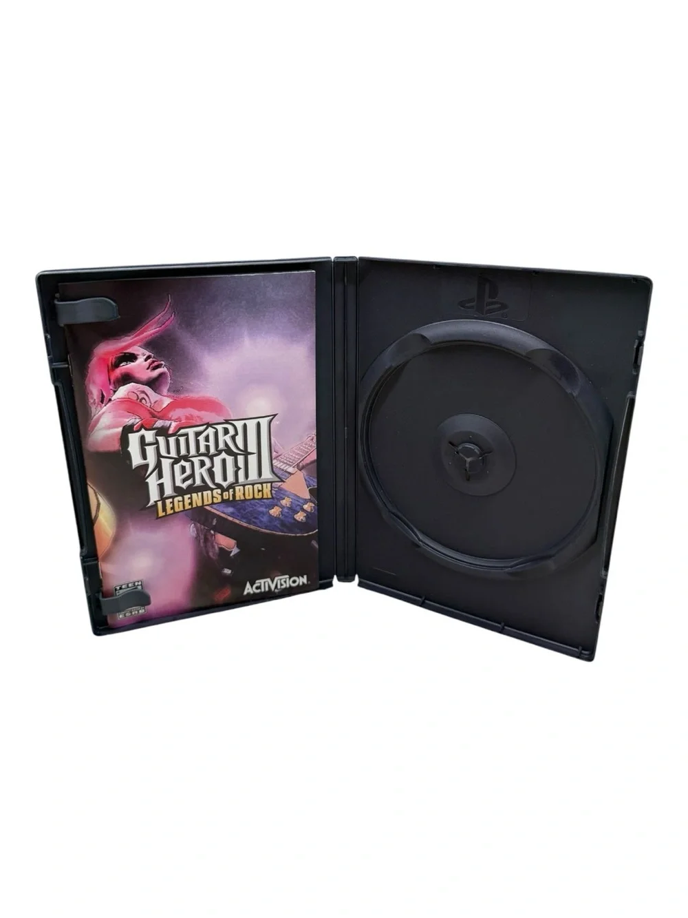 Case and Manual Only NO GAME Guitar Hero III Legends of Rock PS2 Authentic